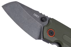 CRKT Overland Compact, OD Green Navaja, Diseño T.J. Schwarz -Tienda De Cuchillos CK 6277 03 crkt scaled