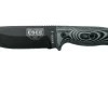 ESEE Model 5 Black Blade 3D Grey-Black G10 Cuchillo De Supervivencia 5PB-002 Funda De Kydex + Clip Plate
