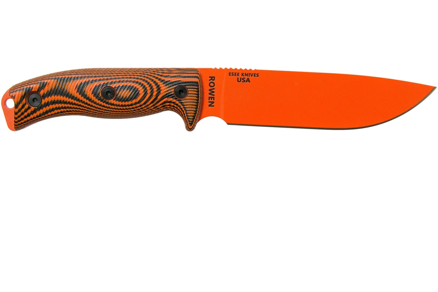 ESEE Model 6 Orange Blade 3D Neon Orange-Black G10 Cuchillo De Supervivencia 6POR-006 Funda Negra + Clip Plate 2 ESEE Model 6 Orange Blade 3D Neon Orange-Black G10 Cuchillo De Supervivencia 6POR-006 Funda Negra + Clip Plate - Imagen 2