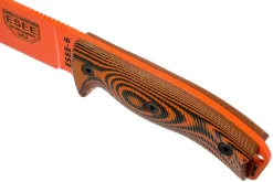 ESEE Model 6 Orange Blade 3D Neon Orange-Black G10 Cuchillo De Supervivencia 6POR-006 Funda Negra + Clip Plate 11 ESEE Model 6 Orange Blade 3D Neon Orange-Black G10 Cuchillo De Supervivencia 6POR-006 Funda Negra + Clip Plate -Tienda De Cuchillos EE 6POR 006 05 esee knives scaled
