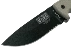 ESEE Model 5 Serrated Black Blade 5S Cuchillo De Supervivencia Con Funda Kydex + Clip De Cinturón -Tienda De Cuchillos EE ESEE 5S 03 esee knives v202010 scaled