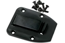 ESEE Izula Black Oxide IZULA-BBO Cuchillo De Cuello Con Funda Negra + Clip De Cinturón -Tienda De Cuchillos EE IZULA BBO 06 esee knives scaled