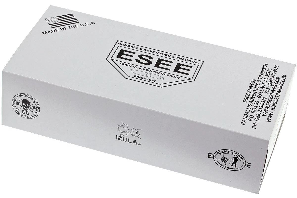 ESEE Izula OD Green IZULA-OD Cuchillo De Cuello Con Funda Negra + Clip De Cinturón 7 ESEE Izula OD Green IZULA-OD Cuchillo De Cuello Con Funda Negra + Clip De Cinturón - Imagen 7