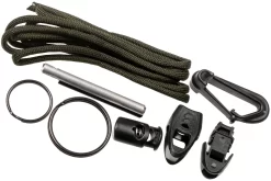 ESEE Izula Tactical Gunsmoke IZULA-TGK, Kit De Supervivencia Con Funda Y Yesquero -Tienda De Cuchillos EE IZULA TGK 08 esee knives scaled