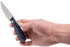 Brisa Necker 70 Ringo, Micarta Jeans, Funda De Cuero 9821 -Tienda De Cuchillos ENZ 9821 06 enzo enz 9821 06