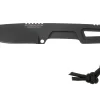 Extrema Ratio Satre, Black 04.1000.0222/BLK Cuchillo De Cuello