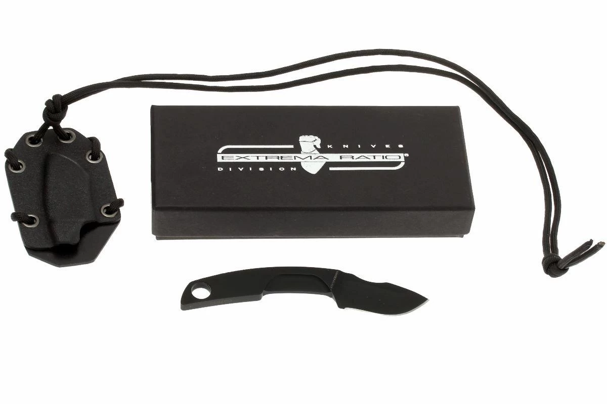 Extrema Ratio N.K.1 Cuchillo De Cuello, Negro 8 Extrema Ratio N.K.1 Cuchillo De Cuello, Negro - Imagen 8