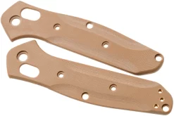 Flytanium Benchmade 945 Mini Osborne Scales, Marrón Tierra G10