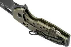 Fox Suru Alu Green FX-526ALG Navaja, Jesper Voxnaes Design -Tienda De Cuchillos FOFX 526ALG 05 fox knives scaled