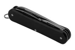 FOX Vulpis 3-Tools FX-VP130-3BK, N690Co, Aluminium Black, Navaja Suiza -Tienda De Cuchillos FOFX VP130 3BK 05 fox scaled