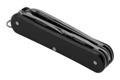 FOX Vulpis 4-Tools FX-VP130-S4BK, N690Co, Aluminium Black, Navaja Suiza -Tienda De Cuchillos FOFX VP130 S4BK 06 fox scaled