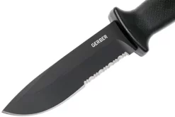 Gerber Prodigy Fixed Blade Black Serrated 22-01121 Cuchillo Fijo -Tienda De Cuchillos GE22 01121 03 gerber ge22 01121 03