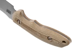 Rick Hinderer The Emmett, CPM 20CV, Natural Micarta Cuchillo De Caza -Tienda De Cuchillos HRK EM NM 04 rick hinderer knives scaled