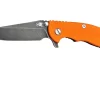 Rick Hinderer Jurassic Spearpoint 20CV Battle Black, Orange G10 Navaja