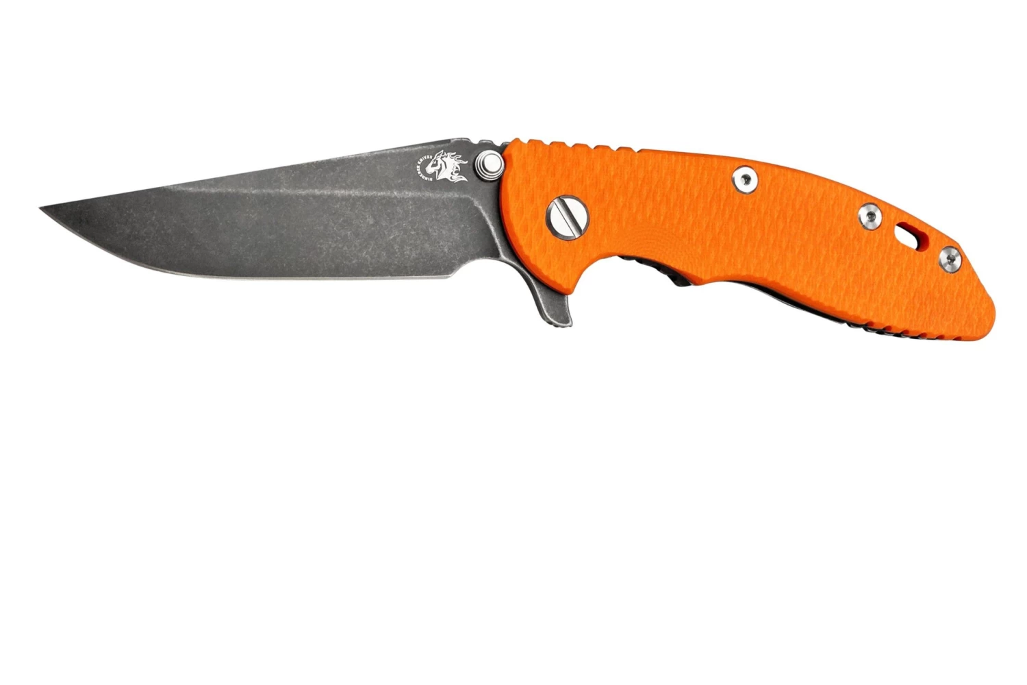 Rick Hinderer Jurassic Spearpoint 20CV Battle Black, Orange G10 Navaja 1 Rick Hinderer Jurassic Spearpoint 20CV Battle Black, Orange G10 Navaja