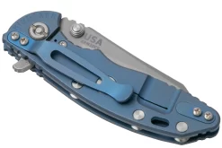 Rick Hinderer XM-18 3" Wharncliffe 20CV Acid Stonewash, Battle Blue, Black G10, Navaja 10 Rick Hinderer XM-18 3" Wharncliffe 20CV Acid Stonewash, Battle Blue, Black G10, Navaja -Tienda De Cuchillos HRK XM18 3 WCBBB 04 hinderer scaled