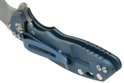 Rick Hinderer XM-18 3" Wharncliffe 20CV Acid Stonewash, Battle Blue, Black G10, Navaja 11 Rick Hinderer XM-18 3" Wharncliffe 20CV Acid Stonewash, Battle Blue, Black G10, Navaja -Tienda De Cuchillos HRK XM18 3 WCBBB 05 hinderer scaled