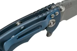 Rick Hinderer XM-18 3" Wharncliffe 20CV Acid Stonewash, Battle Blue, Black G10, Navaja 12 Rick Hinderer XM-18 3" Wharncliffe 20CV Acid Stonewash, Battle Blue, Black G10, Navaja -Tienda De Cuchillos HRK XM18 3 WCBBB 06 hinderer scaled