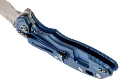 Rick Hinderer XM18 3.5” Recurve, CPM 20CV, Stonewash, Blue Black G10, Navaja -Tienda De Cuchillos HRK XM18 35 RCSB BB 05 rick hinderer knives scaled