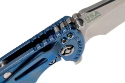 Rick Hinderer XM18 3.5” Recurve, CPM 20CV, Stonewash, Blue Black G10, Navaja -Tienda De Cuchillos HRK XM18 35 RCSB BB 06 rick hinderer knives scaled