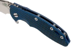 Rick Hinderer XM18 3.5” Recurve, CPM 20CV, Stonewash, Blue Black G10, Navaja -Tienda De Cuchillos HRK XM18 35 RCSB BB 07 rick hinderer knives scaled