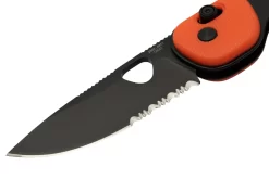 The James Brand The Redstone, OD Green + Orange PP, Negro, Serrated, KN118197-01, Navaja -Tienda De Cuchillos JAKN118197 01 03 jamesbrand scaled