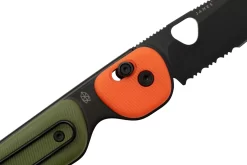 The James Brand The Redstone, OD Green + Orange PP, Negro, Serrated, KN118197-01, Navaja -Tienda De Cuchillos JAKN118197 01 05 jamesbrand scaled