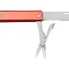 The James Brand The Ellis Scissors, Coral, Aluminum Serrated, Navaja