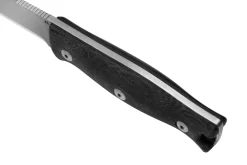 J.E. Made BushCraft ScandiGrind, Black Micarta Cuchillo Bushcraft -Tienda De Cuchillos JM BU SG SW 05 jemade scaled