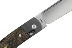 Jack Wolf Gunslinger Jack GUNS-01-FCDMG Fat Carbon Dark Matter Gold, Navaja -Tienda De Cuchillos JW GUNS 01 FCDMG 05 jackwolf scaled