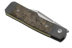 Jack Wolf Gunslinger Jack GUNS-01-FCDMG Fat Carbon Dark Matter Gold, Navaja -Tienda De Cuchillos JW GUNS 01 FCDMG 06 jackwolf scaled