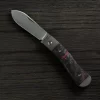 Jack Wolf K9 Jack, Red Dark Matter Fat Carbon K9-01-DMR Navaja Slipjoint