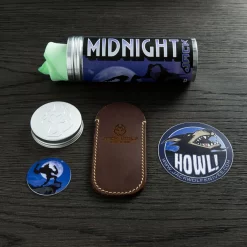 Jack Wolf Midnight Jack, OD Green Canvas Micarta MIDNI-01-GRN Navaja Slipjoint -Tienda De Cuchillos JW MIDNI 01 GRN 03 jackwolf scaled