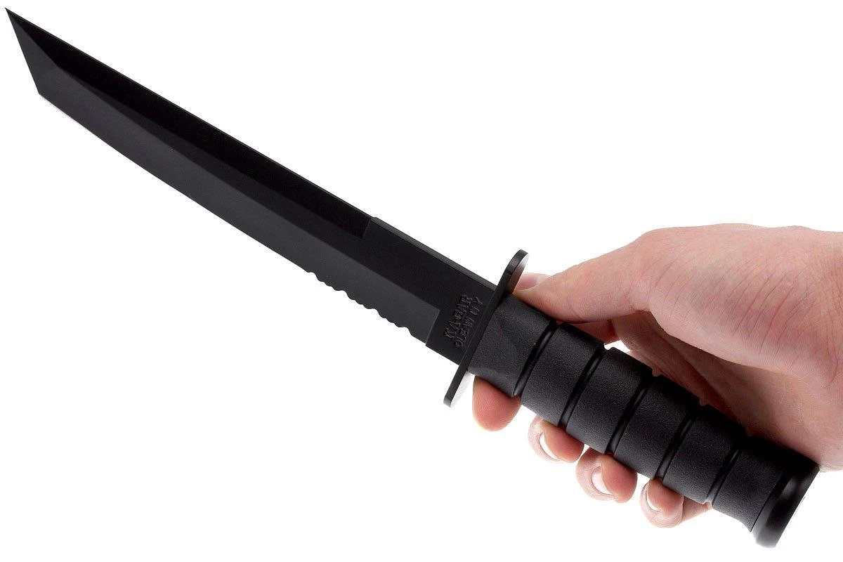 KA-BAR Tanto 1245 Cuchillo De Supervivencia, Parcialmente Dentado, Funda Kydex 6 KA-BAR Tanto 1245 Cuchillo De Supervivencia, Parcialmente Dentado, Funda Kydex - Imagen 6