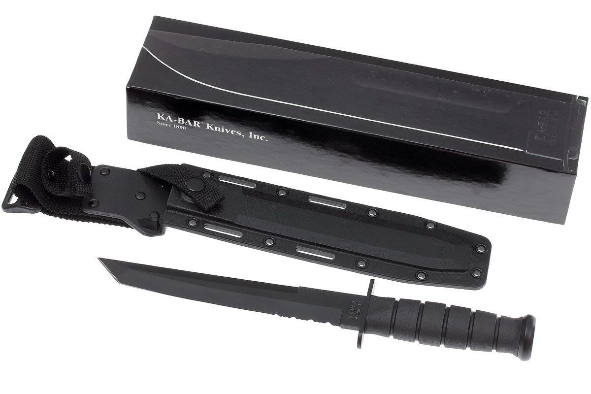 KA-BAR Tanto 1245 Cuchillo De Supervivencia, Parcialmente Dentado, Funda Kydex 9 KA-BAR Tanto 1245 Cuchillo De Supervivencia, Parcialmente Dentado, Funda Kydex - Imagen 9