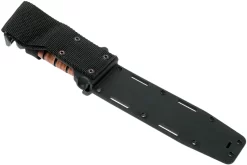 KA-BAR USMC 5018 Parcialmente Dentado, Mango De Cuero, Funda De Plástico -Tienda De Cuchillos KA5018 08 ka bar scaled