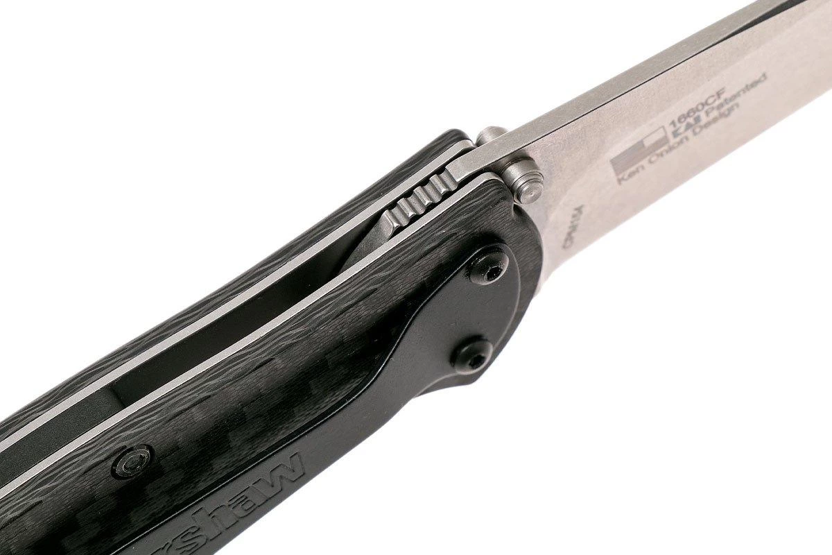 Kershaw 1660CF Leek Carbonfiber CPM154 Navaja, Ken Onion Design 6 Kershaw 1660CF Leek Carbonfiber CPM154 Navaja, Ken Onion Design - Imagen 6