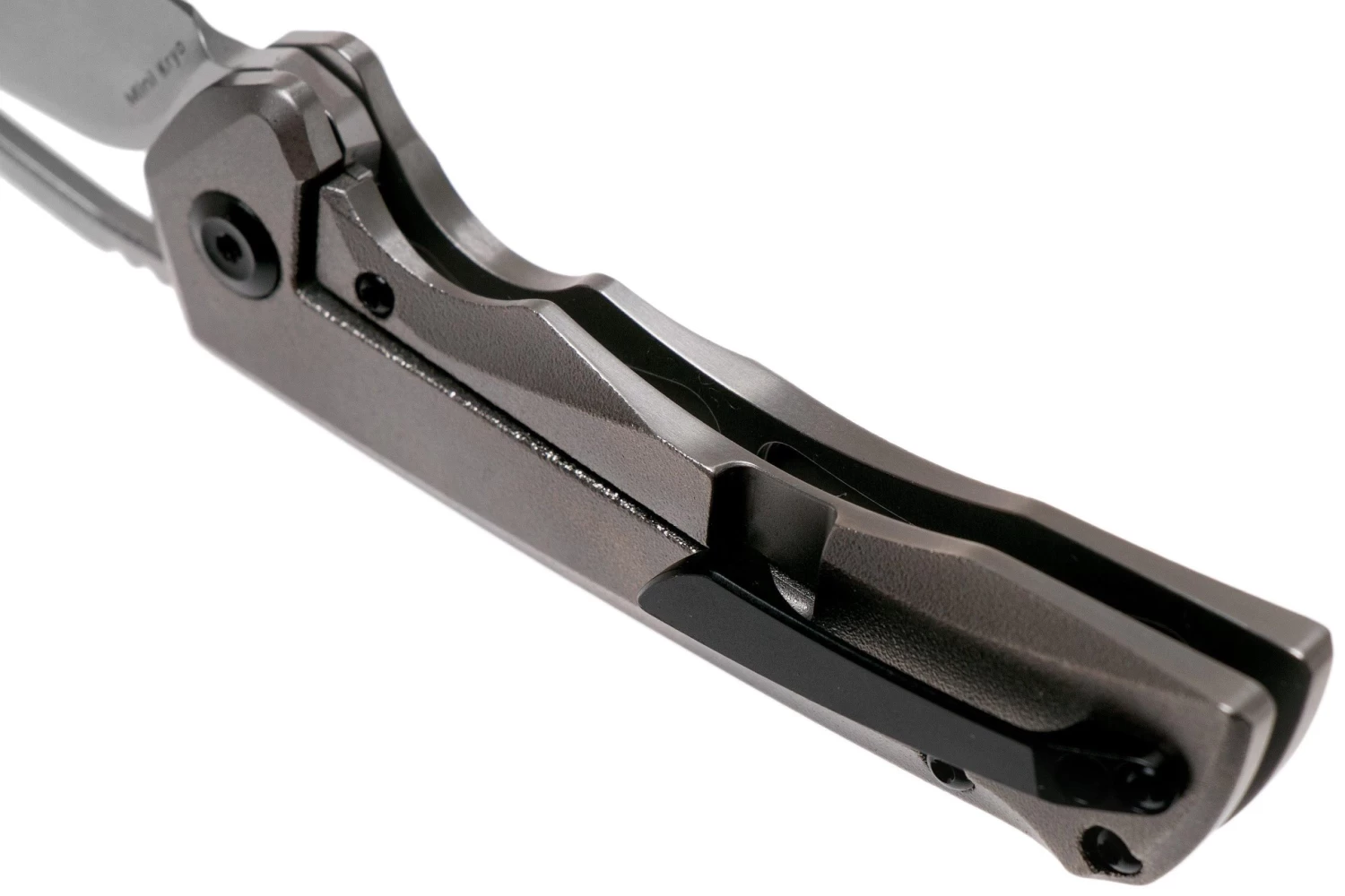 Kansept Mini Kryo K2001B4 Orange Peel Titanium Navaja, Kim Ning Design 5 Kansept Mini Kryo K2001B4 Orange Peel Titanium Navaja, Kim Ning Design - Imagen 5