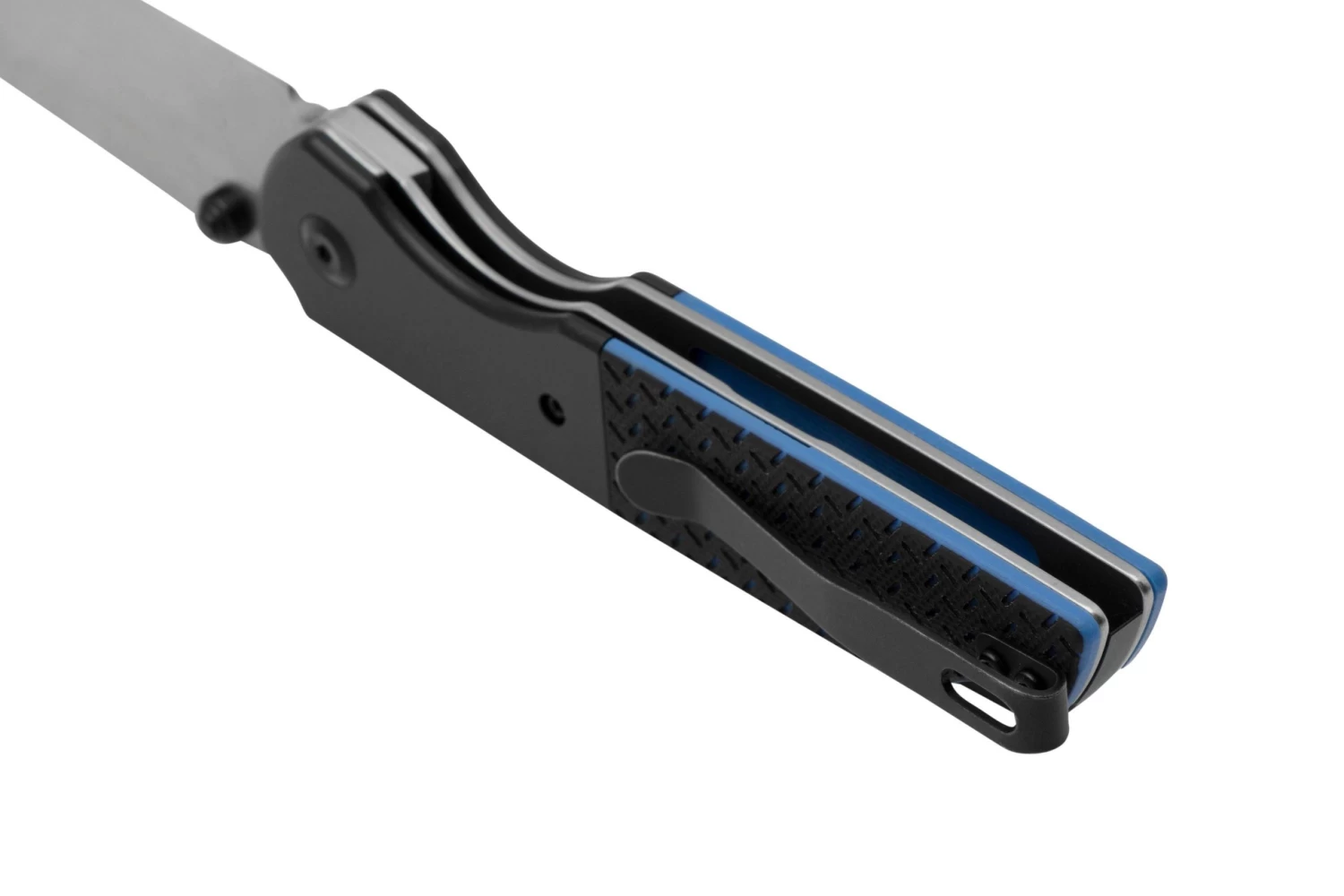 Kansept Warrior, T1005S1 Stonewashed D2, Black & Blue Navaja, Diseño Kim Ning 4 Kansept Warrior, T1005S1 Stonewashed D2, Black & Blue Navaja, Diseño Kim Ning - Imagen 4