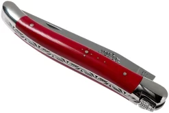 Forge Laguiole 1211INTCROUB 11cm, Rojo Micarta, Navaja Laguiole -Tienda De Cuchillos LA1211INTCROUB 04 forge de laguiole scaled
