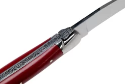 Forge Laguiole 1211INTCROUB 11cm, Rojo Micarta, Navaja Laguiole -Tienda De Cuchillos LA1211INTCROUB 06 forge de laguiole scaled