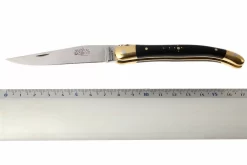 Forge Laguiole 129EB, Madera De ébano -Tienda De Cuchillos LA129EB 05 forge de laguiole vouwmes la129eb d5