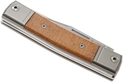LionSteel BestMan BM13 CVN Natural Canvas Micarta Navaja Slipjoint -Tienda De Cuchillos LI BM13 CVN 05 lionsteel scaled