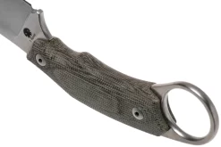 LionSteel H1 Skinner CVG Green Canvas Micarta Cuchillo Fijo, Tommaso Rumici Design -Tienda De Cuchillos LI H1 CVG 04 lionsteel scaled