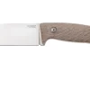 LionSteel M3 M3-CVN Natural Canvas Micarta Cuchillo Fijo