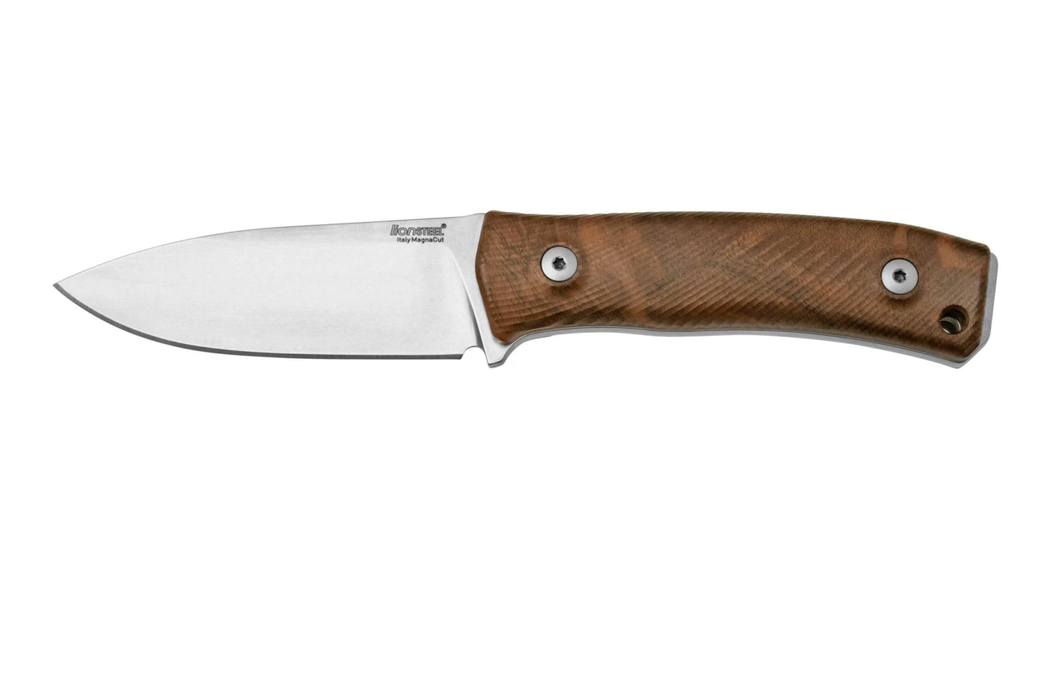 Lionsteel M4 Walnut MagnaCut M4-MC-WN, Knivesandtools Exclusive, Cuchillo Fijo 1 Lionsteel M4 Walnut MagnaCut M4-MC-WN, Knivesandtools Exclusive, Cuchillo Fijo