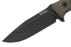 LionSteel M5B Sleipner Black, Green Canvas Micarta Cuchillo De Supervivencia -Tienda De Cuchillos LI M5B CVG 03 lionsteel scaled