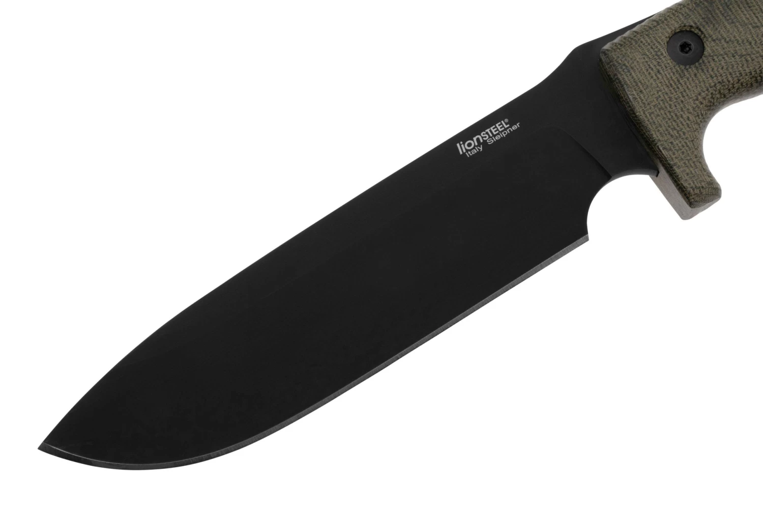 LionSteel M7B CVG Black, Green Canvas Micarta Cuchillo Fijo, Molletta Design 3 LionSteel M7B CVG Black, Green Canvas Micarta Cuchillo Fijo, Molletta Design - Imagen 3