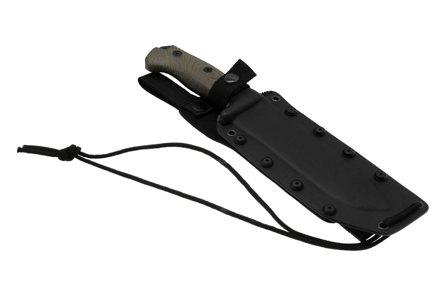 LionSteel M7B CVG Black, Green Canvas Micarta Cuchillo Fijo, Molletta Design 6 LionSteel M7B CVG Black, Green Canvas Micarta Cuchillo Fijo, Molletta Design - Imagen 6