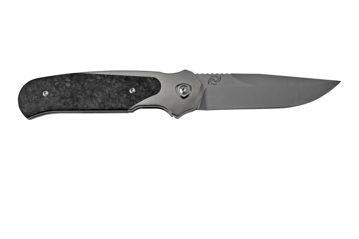 Liong Mah Model 18 M18-CFL Marble Carbon Fiber Lefty Navaja 2 Liong Mah Model 18 M18-CFL Marble Carbon Fiber Lefty Navaja - Imagen 2